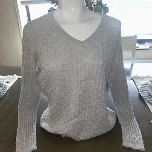 Sonoma Light Gray Knit Sweater